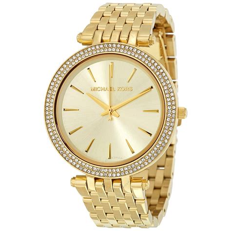 michael kors ladies bone watch|Michael Kors small gold watch.